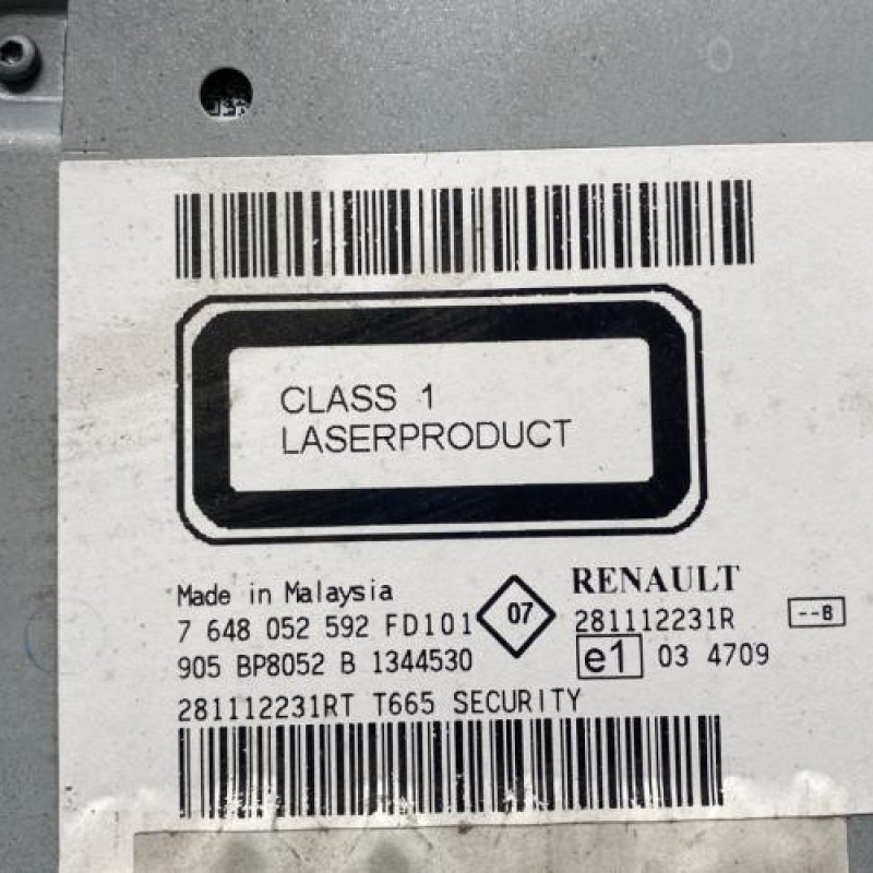 Autoradio d'origine DACIA DUSTER 1 Photo n°5