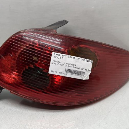 Feu arriere principal droit (feux) PEUGEOT 206 Photo n°1
