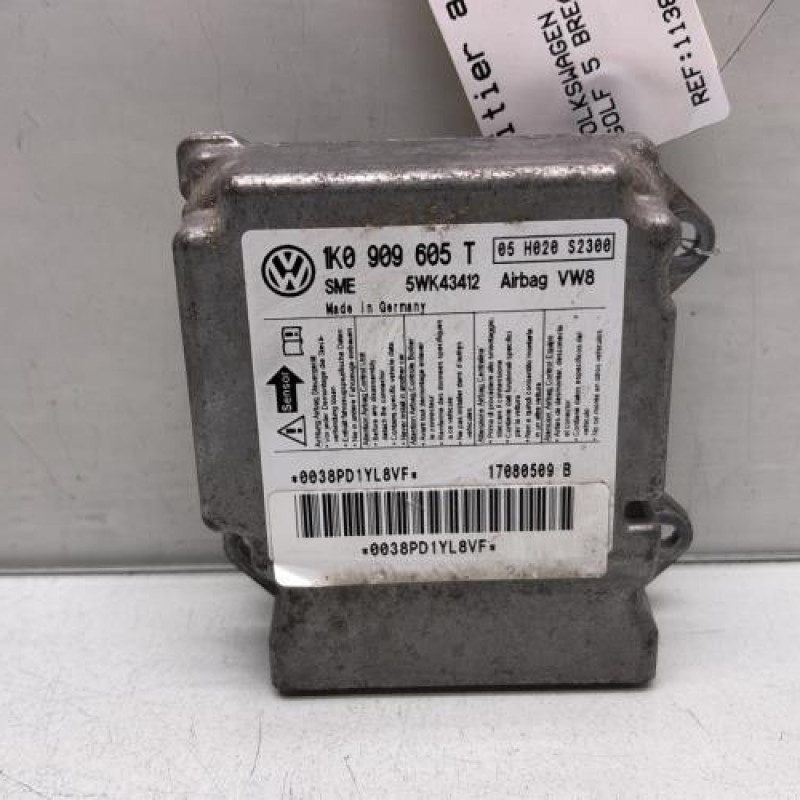 Boitier air bag VOLKSWAGEN GOLF 5 Photo n°1