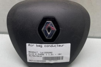 Air bag conducteur RENAULT CLIO 4 Photo n°1