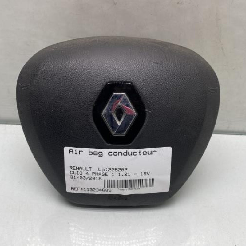 Air bag conducteur RENAULT CLIO 4 Photo n°1