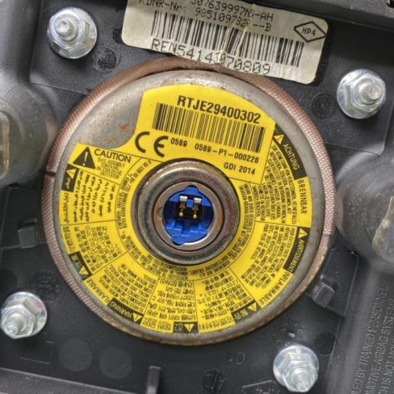 Air bag conducteur DACIA SANDERO 2 Photo n°3