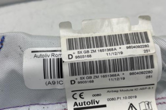 Air bag rideau droit PEUGEOT 208 1