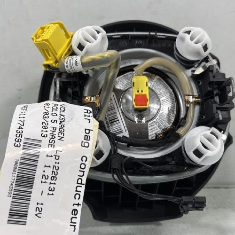 Air bag conducteur VOLKSWAGEN POLO 5 Photo n°3