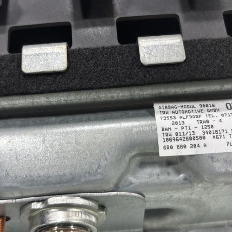 Air bag passager VOLKSWAGEN POLO 5 Photo n°4