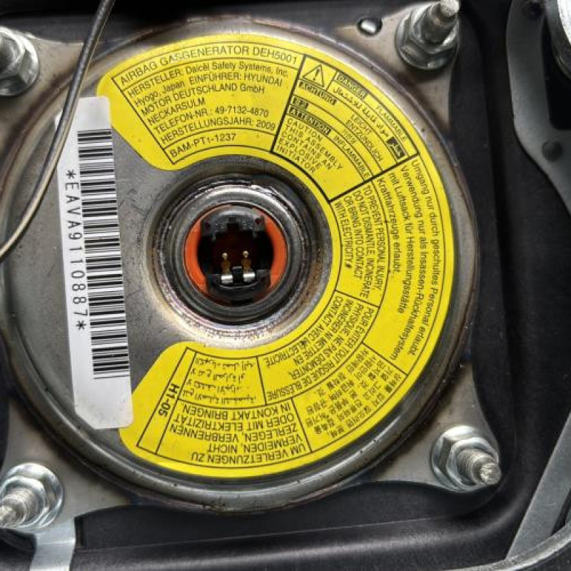 Air bag conducteur HYUNDAI I 10 1 Photo n°3