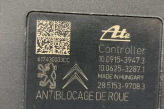 Bloc ABS (freins anti-blocage) PEUGEOT 208 1
