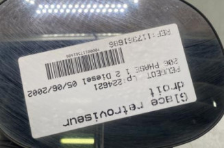 Glace retroviseur droit PEUGEOT 206