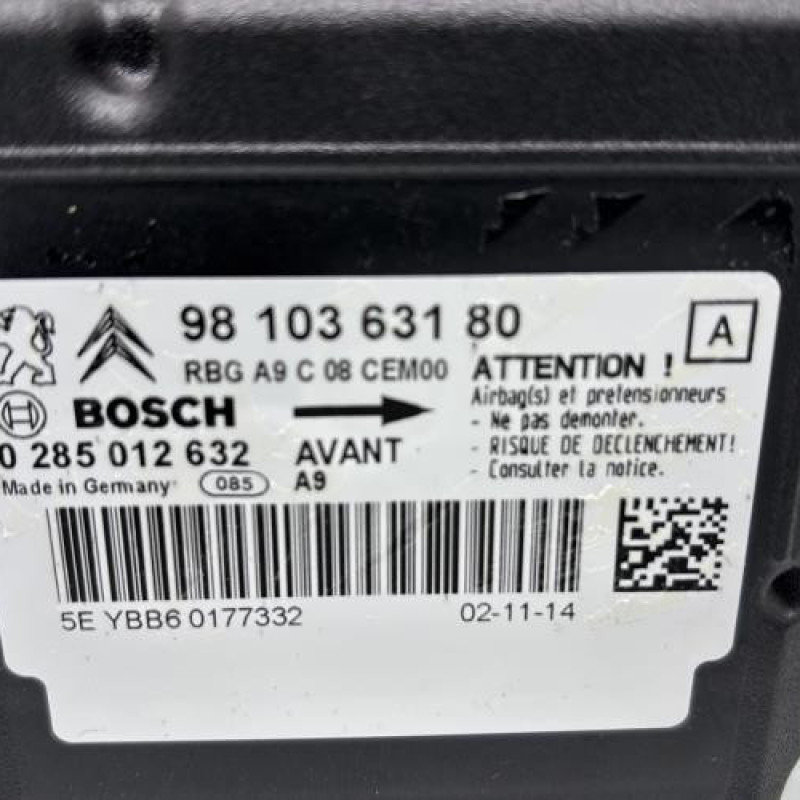 Boitier air bag PEUGEOT 208 1 Photo n°2