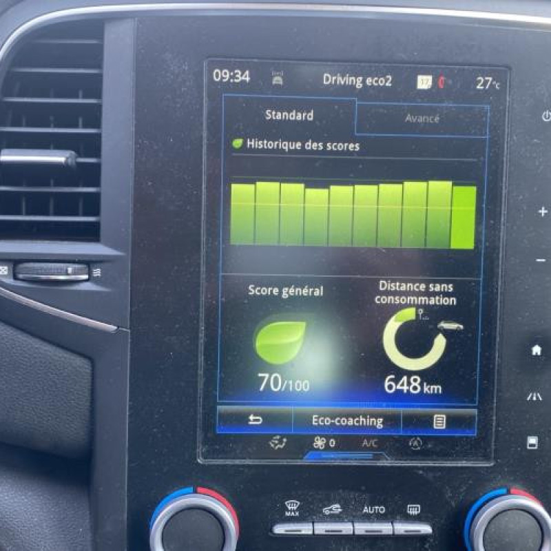 Poignee interieur arriere droit RENAULT MEGANE 4 Photo n°13