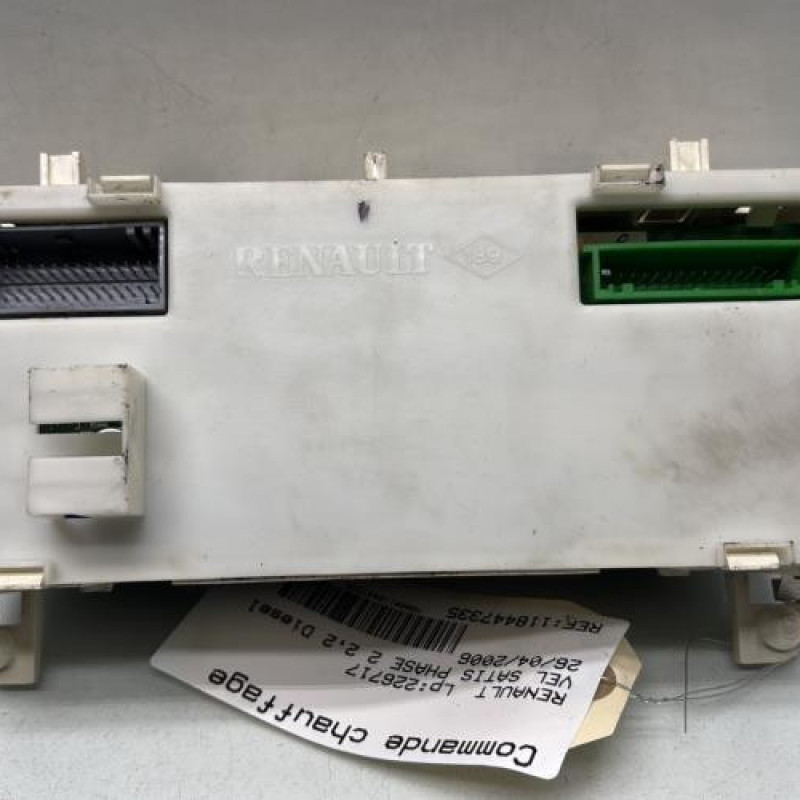 Commande chauffage RENAULT VEL SATIS Photo n°2