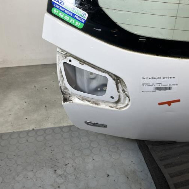 Malle/Hayon arriere CITROEN C3 2 Photo n°5