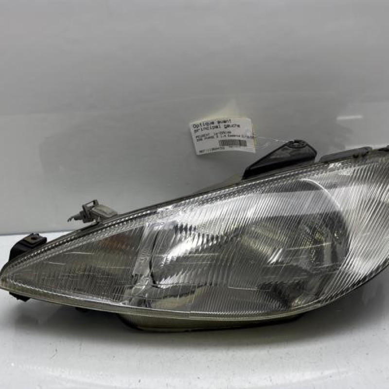 Optique avant principal gauche (feux)(phare) PEUGEOT 206 Photo n°1