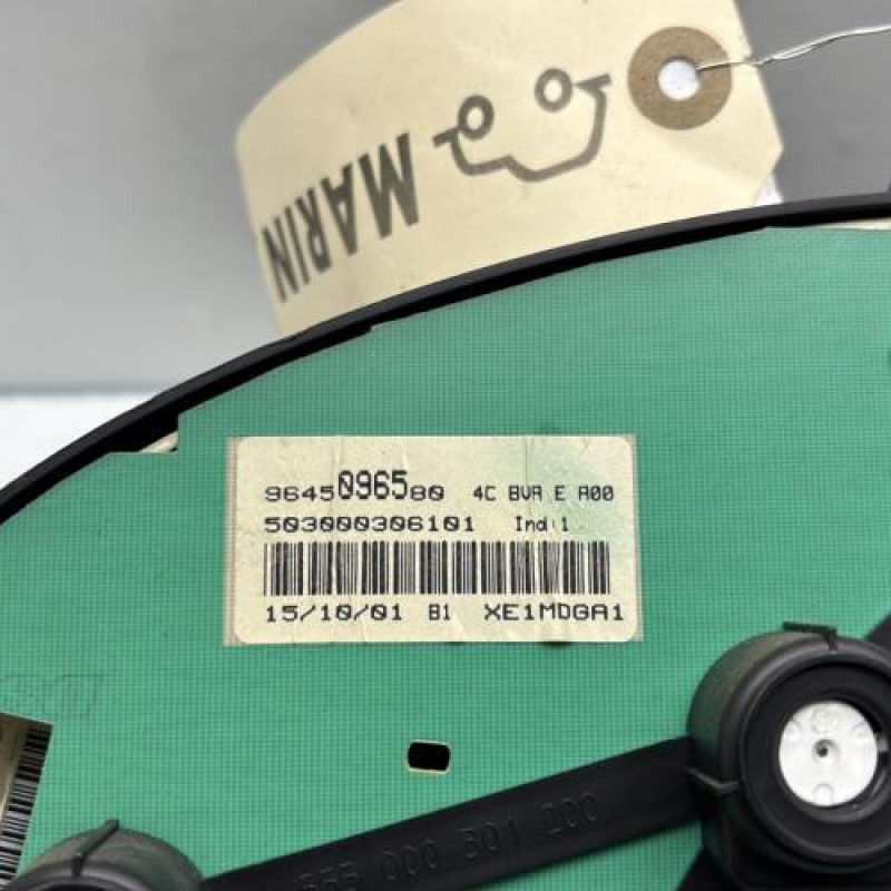 Compteur PEUGEOT 206 Photo n°6