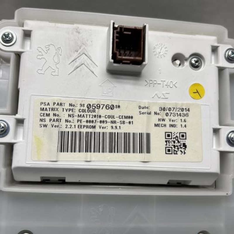 Compteur PEUGEOT 2008 1 Photo n°4