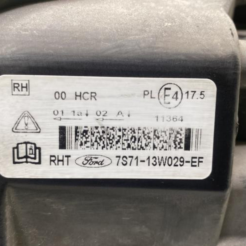 Optique avant principal droit (feux)(phare) FORD MONDEO 3 Photo n°4