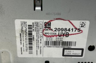 Autoradio d'origine OPEL MERIVA B