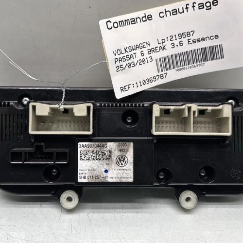 Commande chauffage VOLKSWAGEN PASSAT 6 Photo n°2