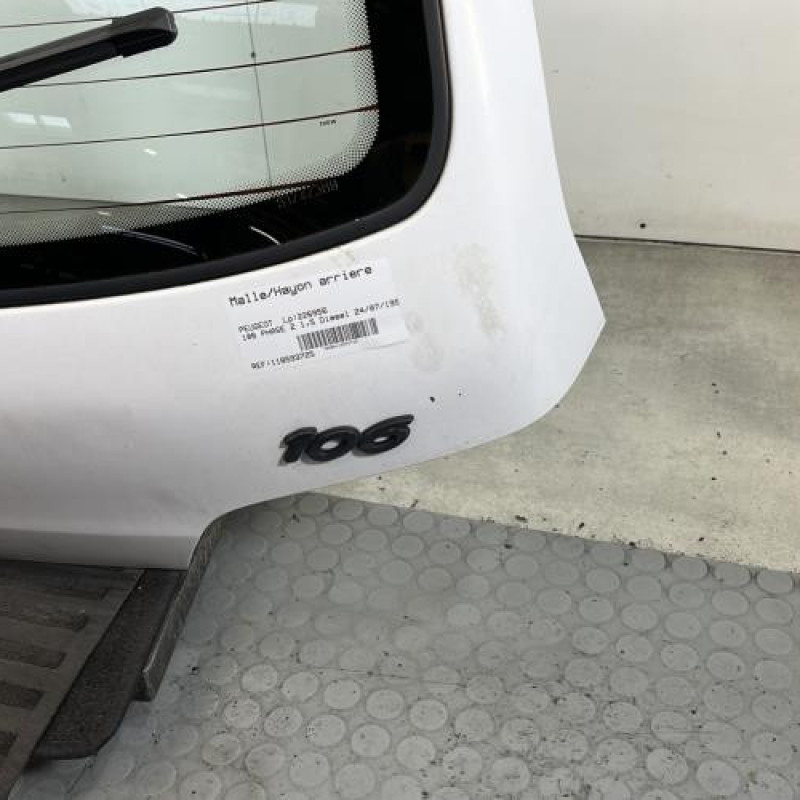 Malle/Hayon arriere PEUGEOT 106 Photo n°5