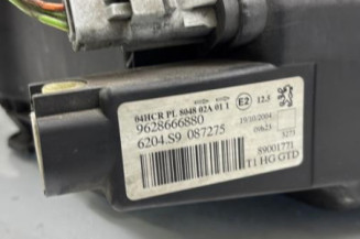 Optique avant principal gauche (feux)(phare) PEUGEOT 206