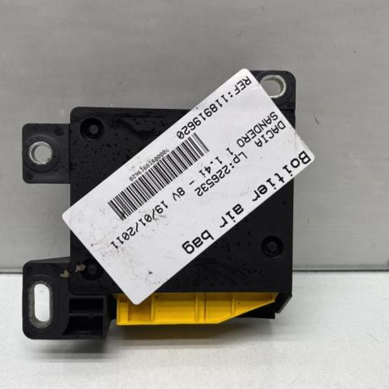 Boitier air bag DACIA SANDERO 1 Photo n°4