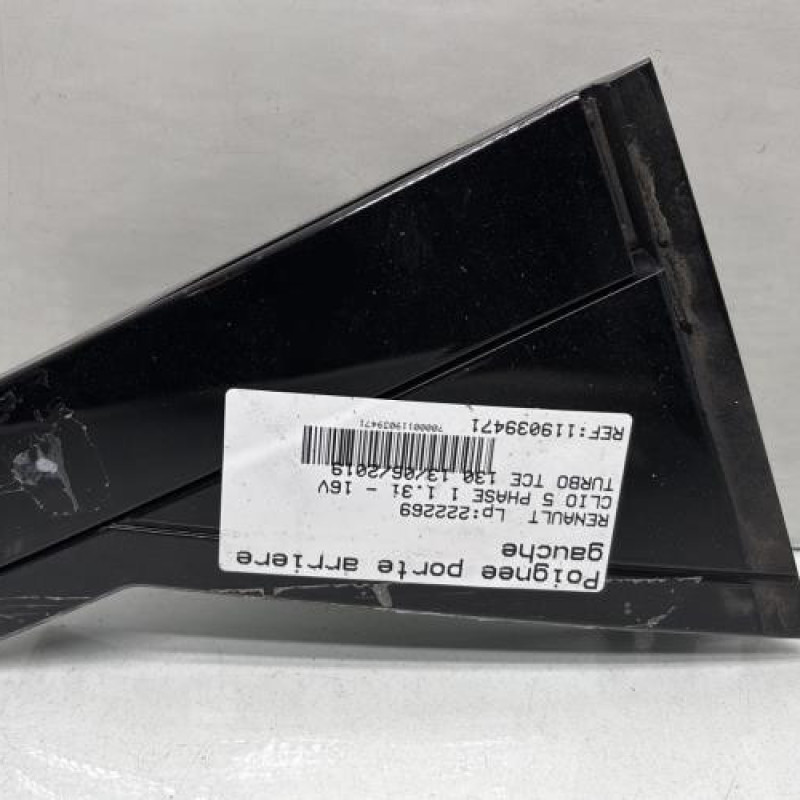 Poignee porte arriere gauche RENAULT CLIO 5 Photo n°1
