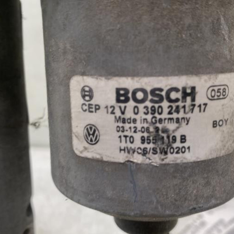 Moteur essuie glace avant gauche VOLKSWAGEN TOURAN 1 Photo n°5