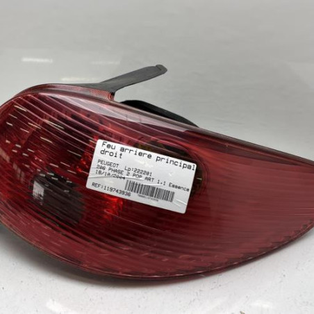 Feu arriere principal droit (feux) PEUGEOT 206