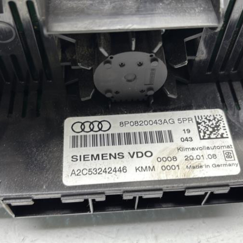 Commande chauffage AUDI A3 2 Photo n°4