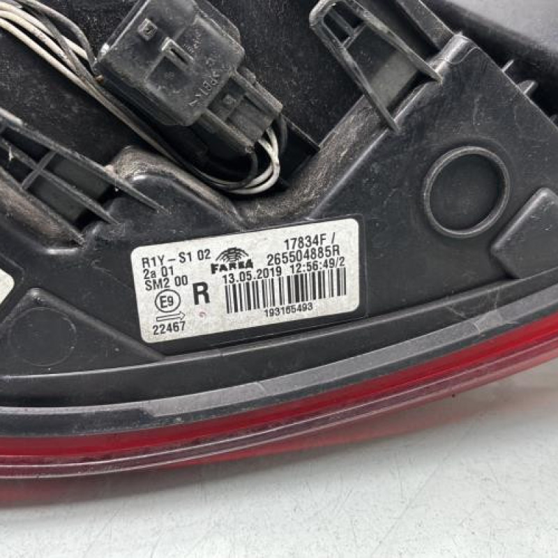 Feu arriere principal droit (feux) RENAULT CLIO 5 Photo n°4