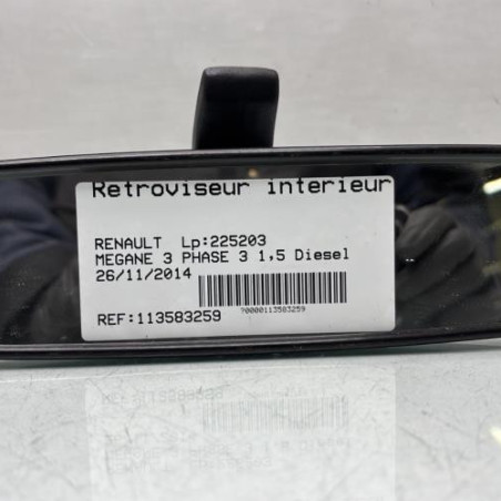 Retroviseur interieur RENAULT MEGANE 3 Photo n°1