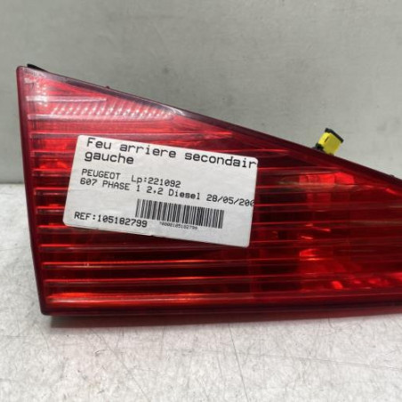 Feu arriere secondaire gauche (feux) PEUGEOT 607 Photo n°1