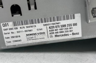 Autoradio d'origine MERCEDES CLASSE S 220