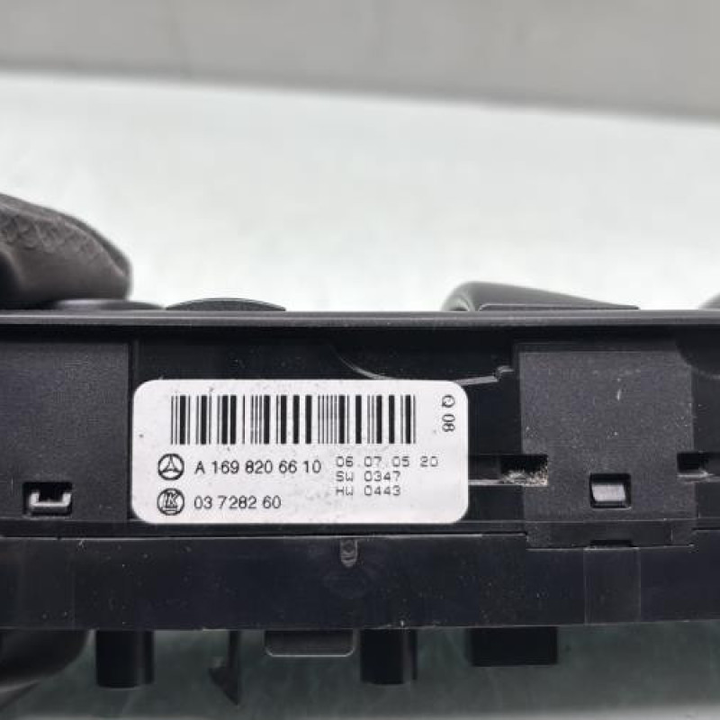 Interrupteur de leve vitre avant gauche MERCEDES CLASSE A 169 Photo n°3