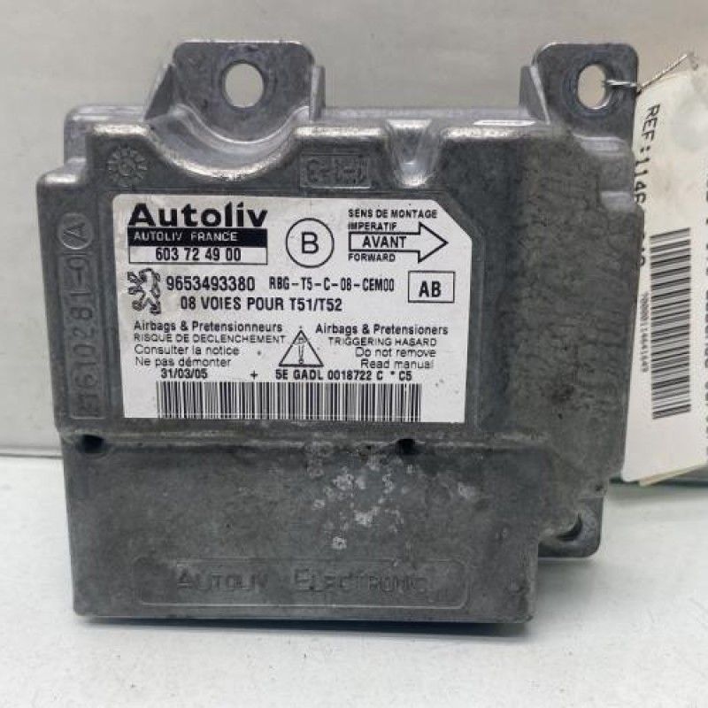 Boitier air bag PEUGEOT 307 Photo n°1