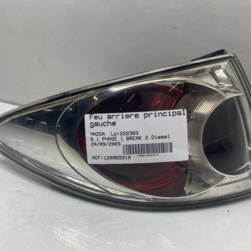 Feu arriere principal gauche (feux) MAZDA 6 1 Photo n°1