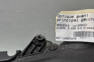 Optique avant principal gauche (feux)(phare) MERCEDES CLASSE S 220