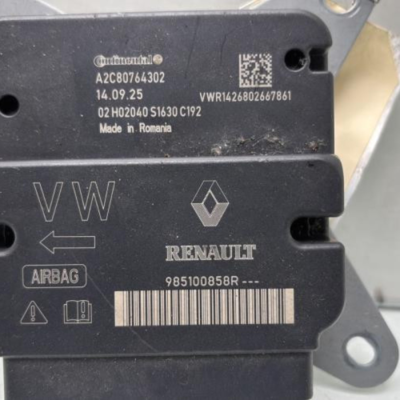 Boitier air bag RENAULT TWINGO 3 Photo n°2