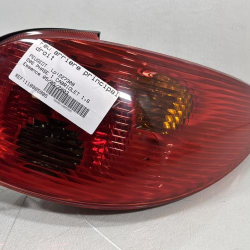 Feu arriere principal droit (feux) PEUGEOT 206 Photo n°5