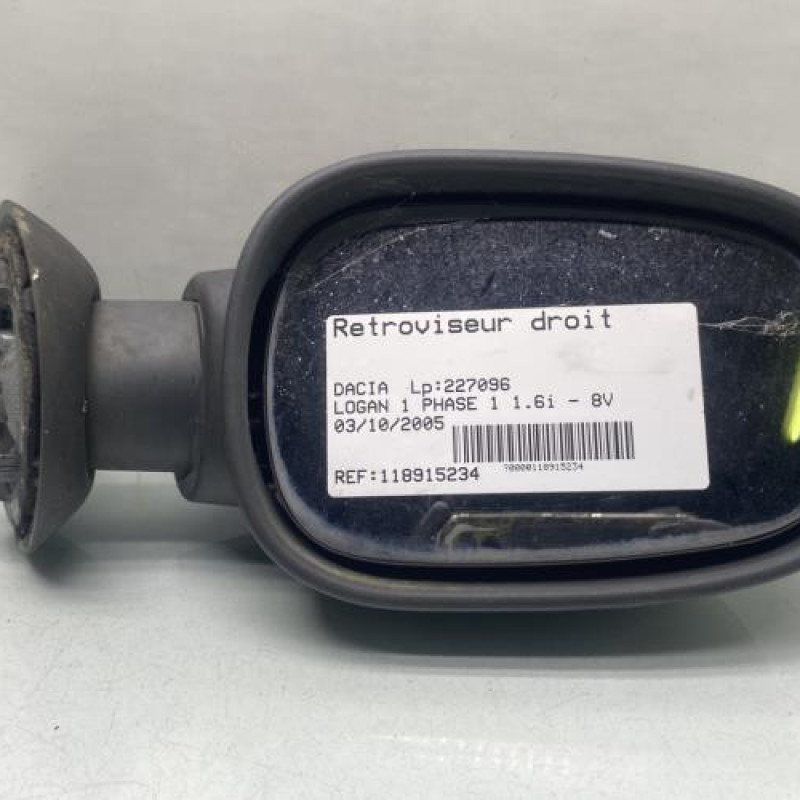 Retroviseur droit DACIA LOGAN 1 Photo n°1