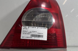 Feu arriere principal droit (feux) RENAULT CLIO 2 Photo n°1