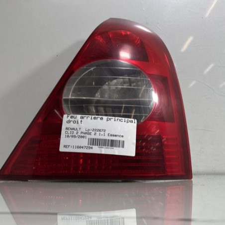 Feu arriere principal droit (feux) RENAULT CLIO 2 Photo n°1