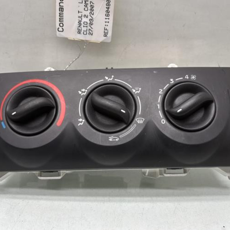Commande chauffage RENAULT CLIO 2 CAMPUS Photo n°1