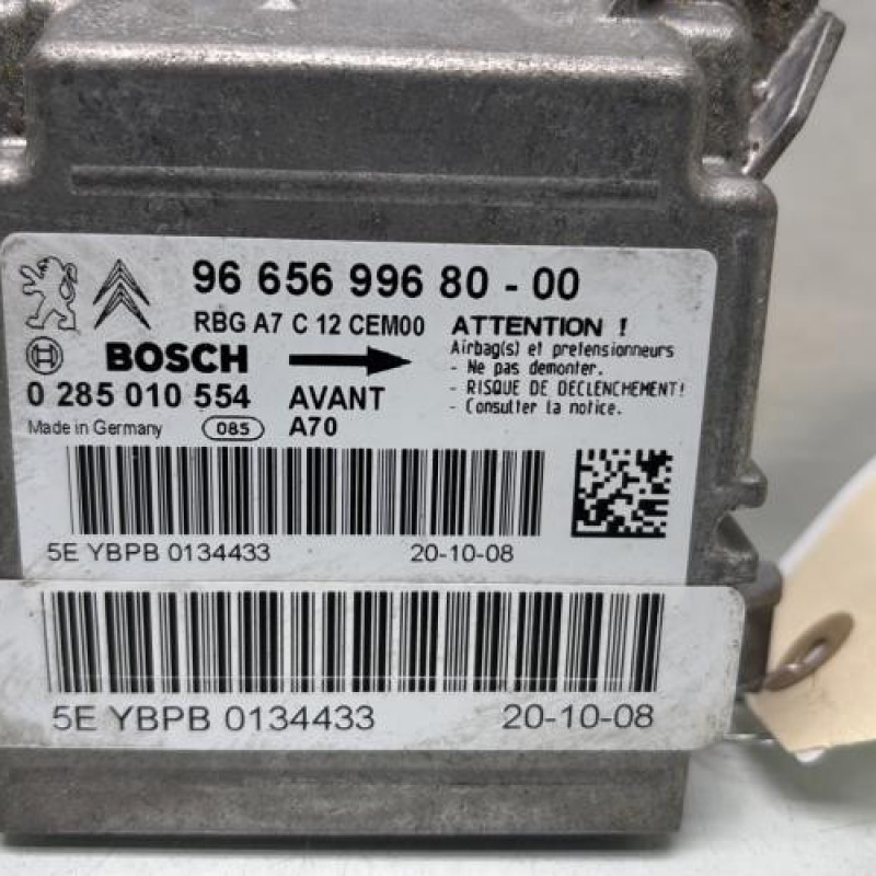 Boitier air bag PEUGEOT 207 Photo n°2