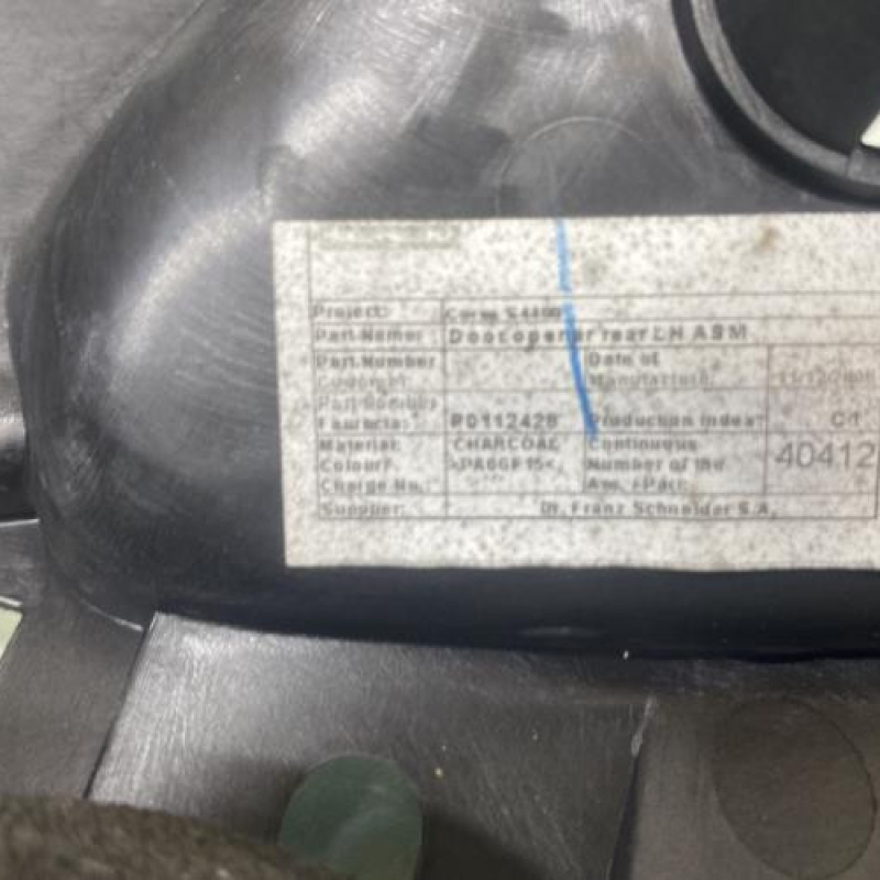 Poignee interieur arriere gauche OPEL CORSA D Photo n°4