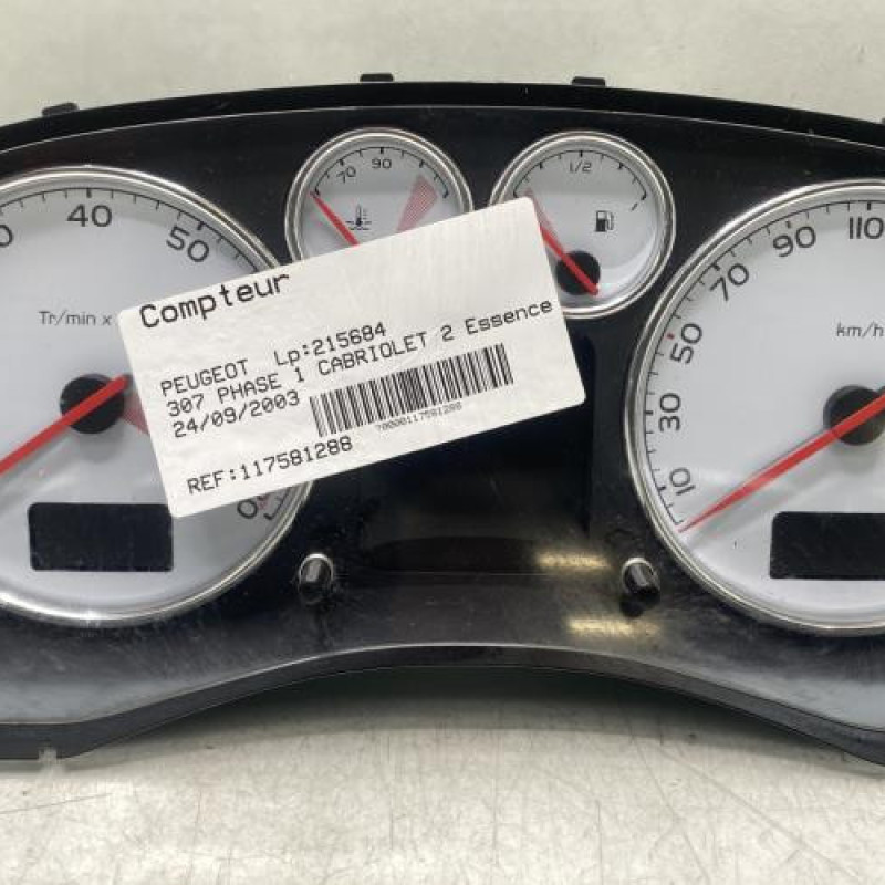 Compteur PEUGEOT 307 Photo n°1