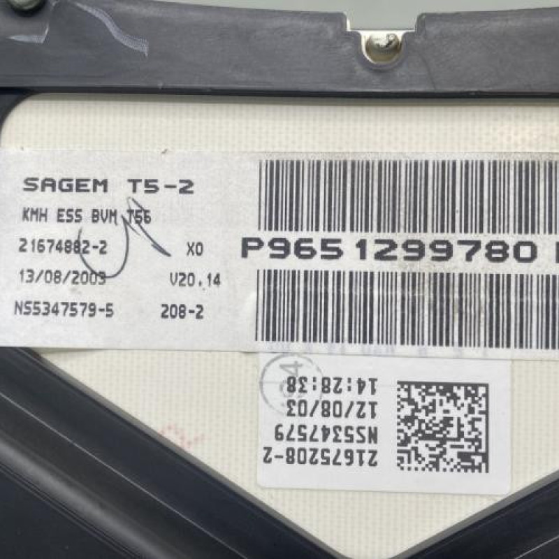 Compteur PEUGEOT 307 Photo n°5