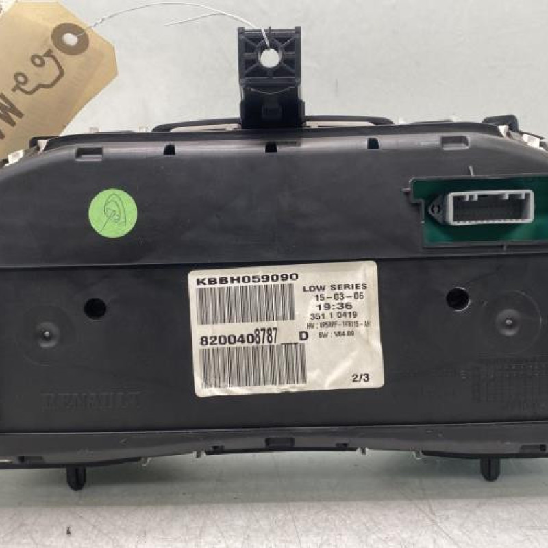 Compteur RENAULT MEGANE 2 Photo n°3