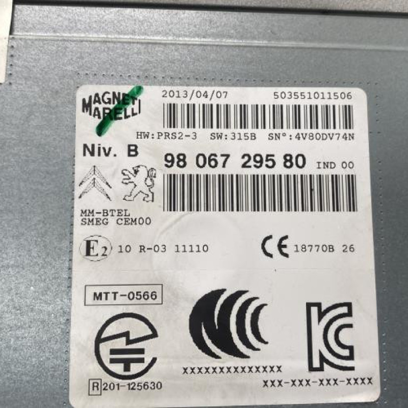 Autoradio d'origine PEUGEOT 208 1 Photo n°6