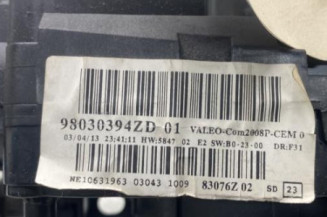 Com (Bloc Contacteur Tournant+Commodo Essuie Glace+Commodo Phare) PEUGEOT 208 1